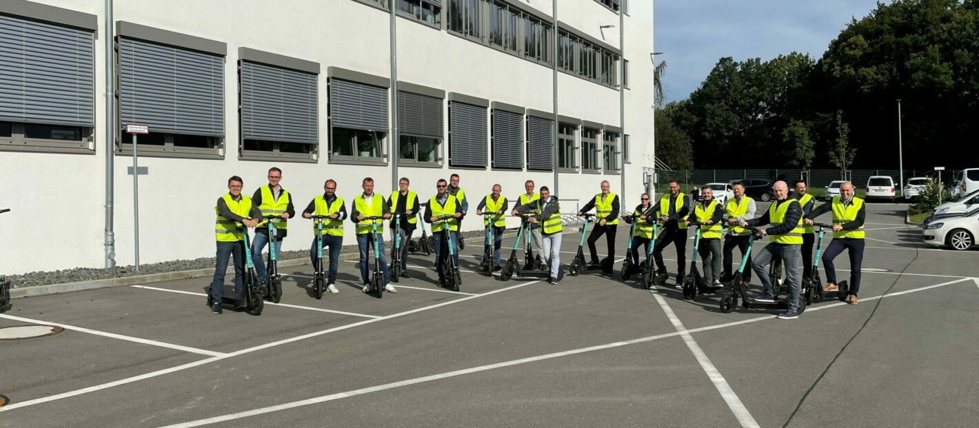 E-Scooter Fahrt in Chemnitz